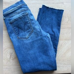 Mother Jeans Fray straight leg